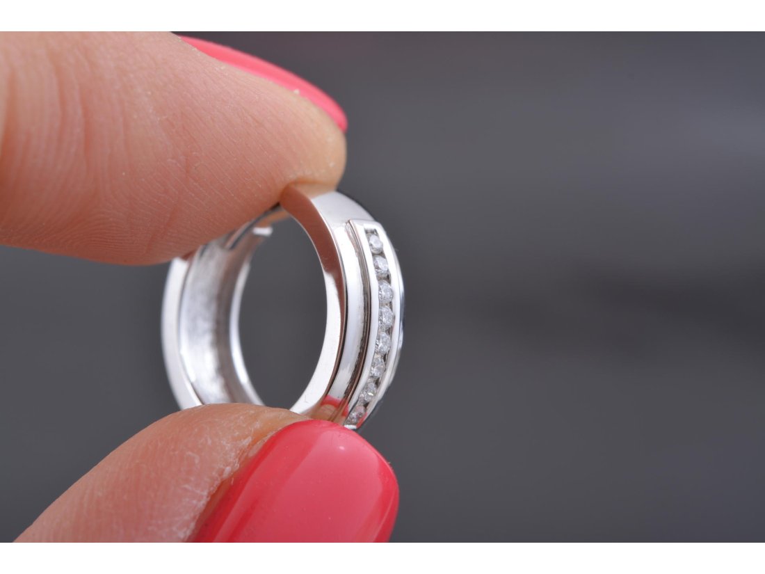 Сережки з діамантами - Купити