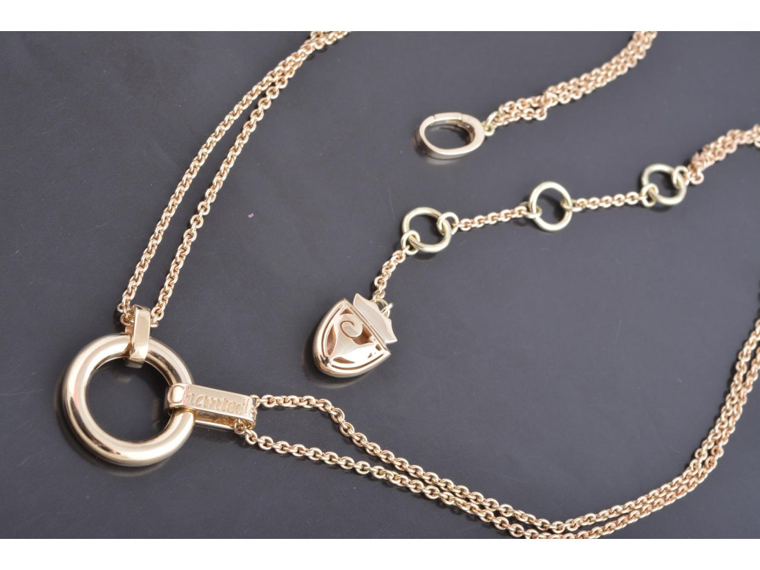 Кольє у стилі Chantecler, червоне золото - Багира