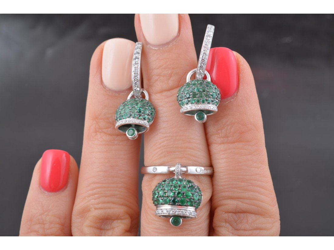 Гарнітур у стилі Chantecler, біле золото - Багира