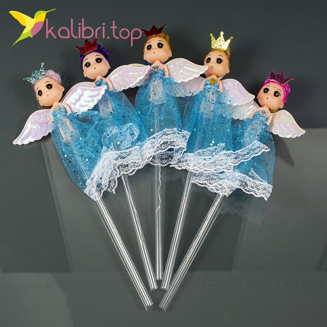 LED палички, що світяться, дівчата принцеси блакитні оптом фото 94