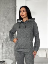 Жіночий костюм з начосом “Urban Comfort” INNOE 210350-4 Сірий