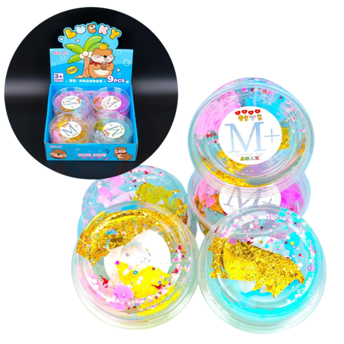 Лізун у банці Кришталь 11 см