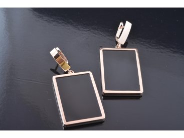 Сережки з оніксом - Купити