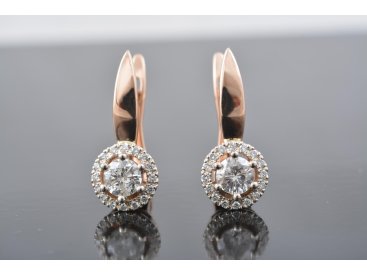 Сережки із діамантами - Купити