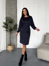 Святкова сукня з люрексом &quot;Shine&quot; INNOE 270588-1Темно-синій