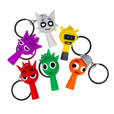 Брелоки дитячі гумові Sprunki 10 см - Купити