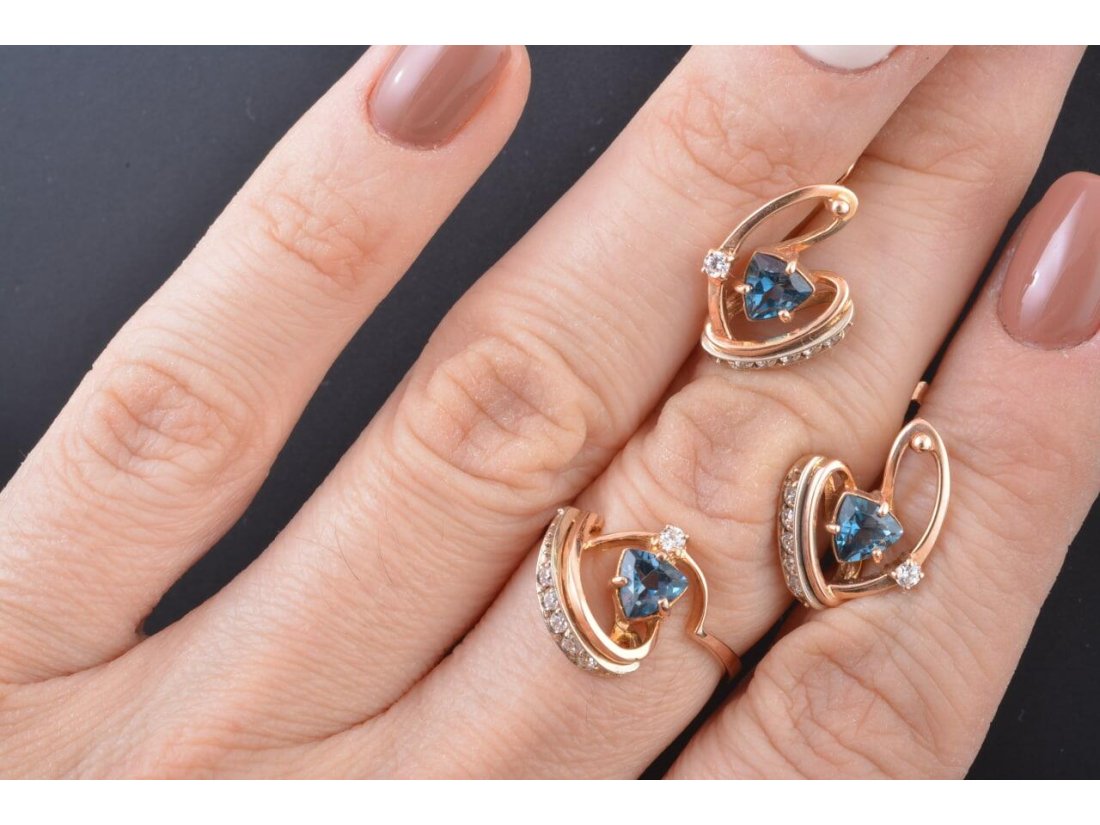 Гарнітур з топазом - Фото6 Гарнітур з топазом