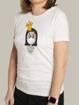 Жіноча футболка, біла з принтом аватара Hopper 062 - Футболки з принтами - Hopper
