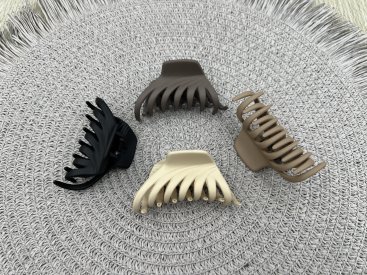 Краби для волосся. Французький пластик. 7 см. - Купити