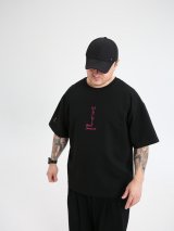 Футболка стану багатства з принтом Магніт для грошей, черного кольору копия