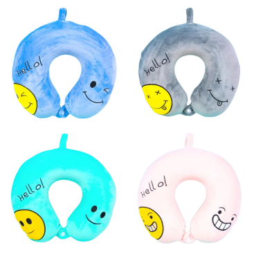 Подушка на шию з ефектом пам'яті Емодзі 28 см - Купити