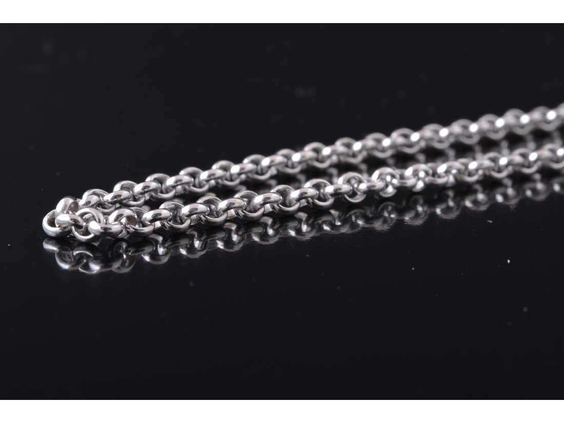 Ланцюжок срібний у стилі Chopard. Ручне плетіння - Багира