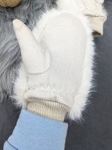 М’які зимові рукавиці з хутром усередині INNOE 85005-1 Білий