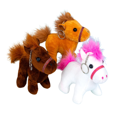 М'яка іграшка-брелок Конячки красиві 15 см - Купити