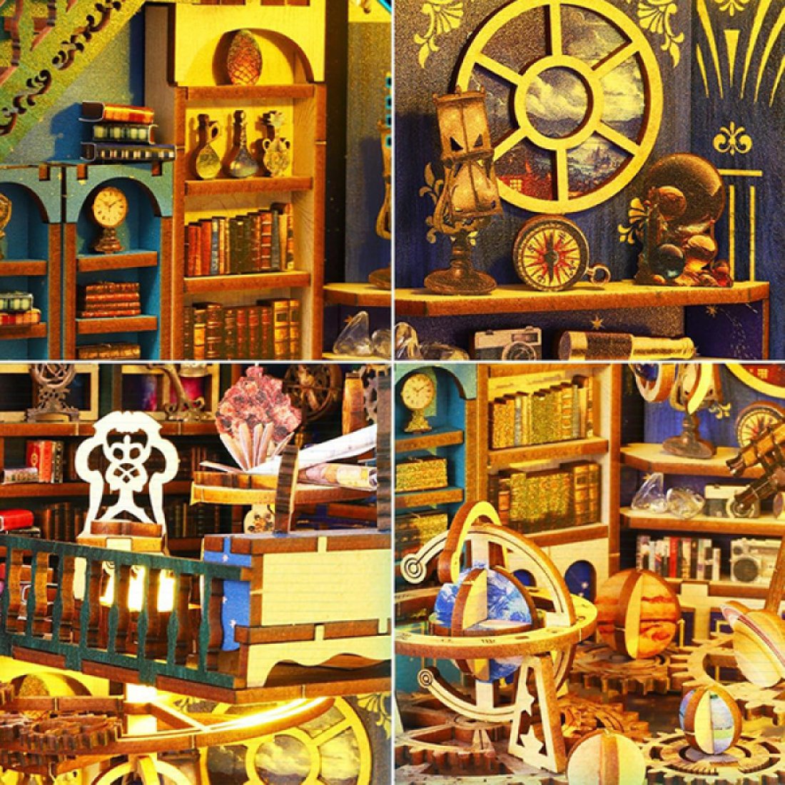 3D Бук Нук Міжзіркові дослідження Interstellar Book Nook Румбокс - Купити