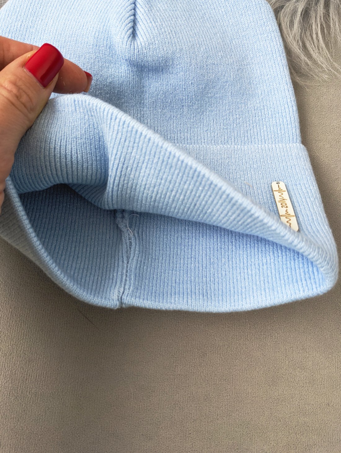 Універсальна шапка з відворотом INNOE 950251-1 Блакитний