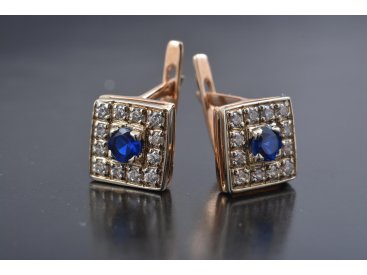 Сережки на кожен день квадратні - Купити