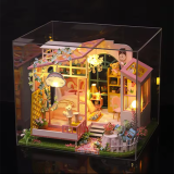 3D Румбокс "Dream in the flowers" DIY Dollhouse + Пилозахисний купол - Pobut