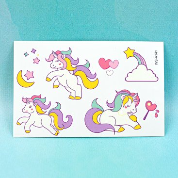 Дитячі татуювання Єдинороги WS-A141 - Купити
