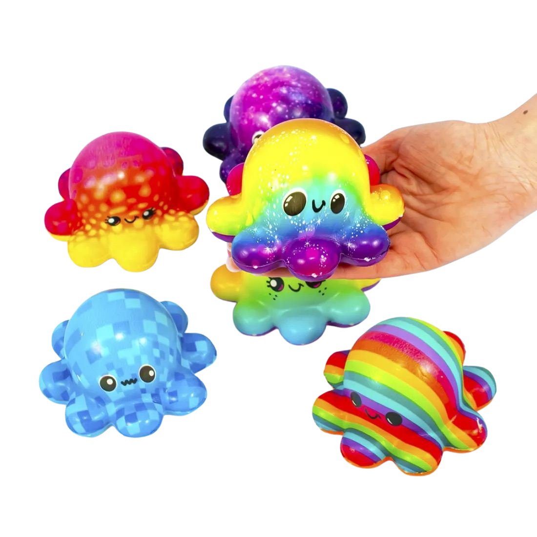 Сквіші Восьминоги кольорові