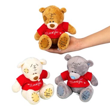 М'яка іграшка Ведмедик I Love You 16 см - Купити