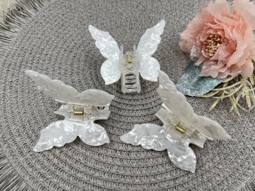 Краби для волосся. Французький пластик. 7 см - Купити