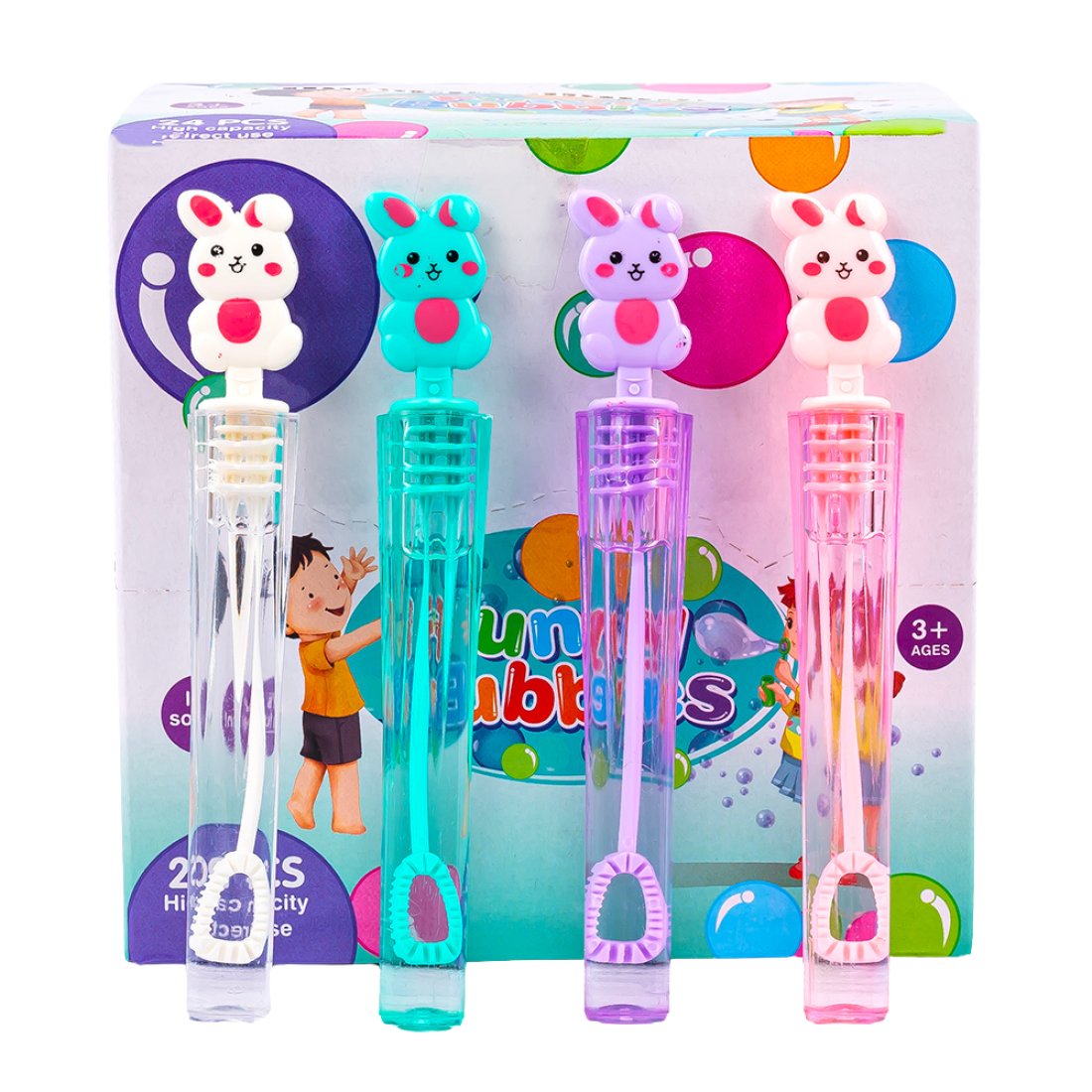 Мильні бульбашки Кролики 12 см