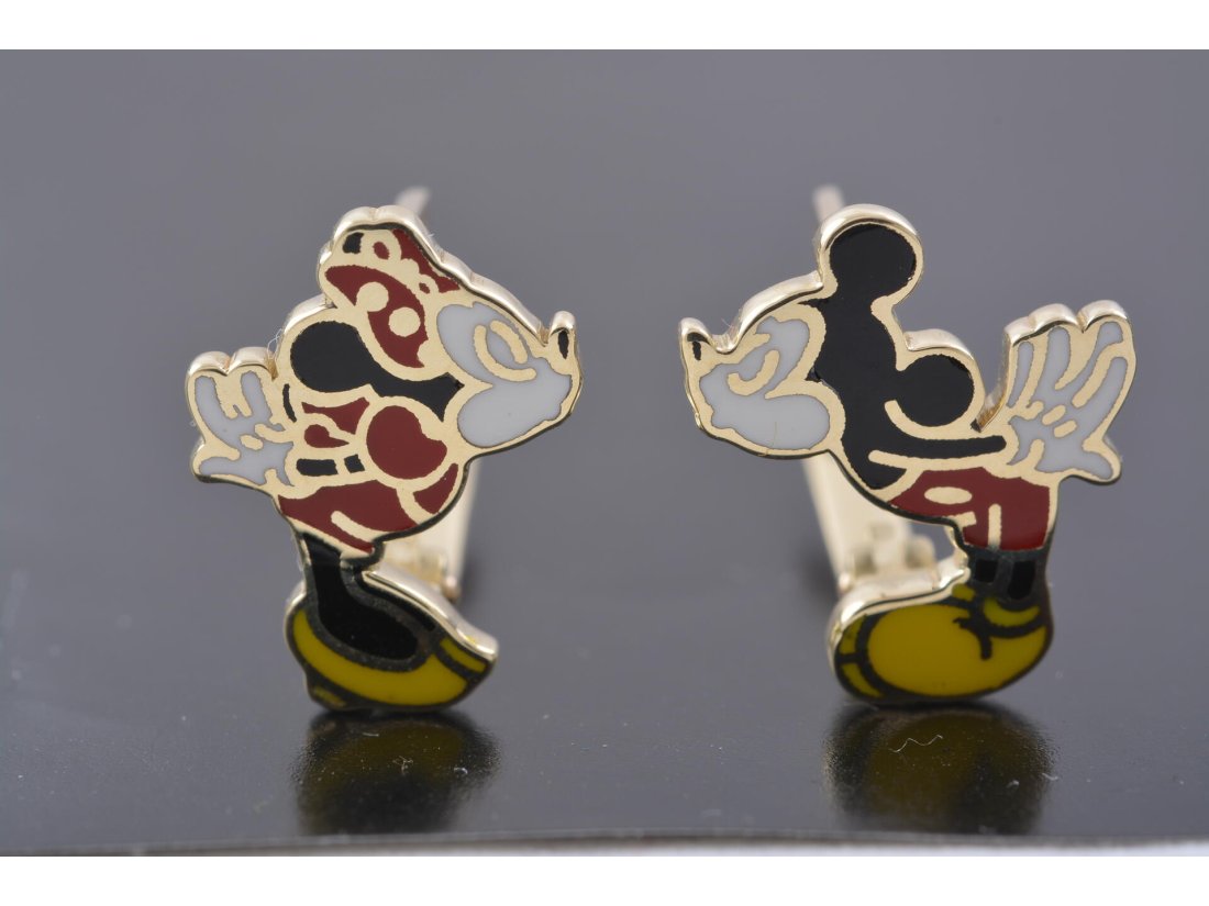 Сережки з емаллю