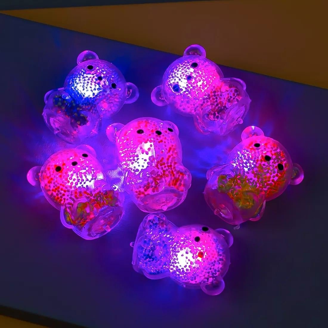 Сяючий антистрес Ведмедик 5,5 см - Pobut