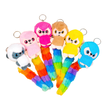 М'яка іграшка-брелок Лемури 20 см - Купити
