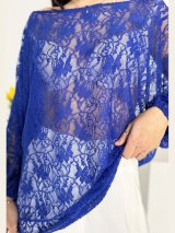 Туніка вільного силуету з гіпюру INNOE 230232-2 Синій - Купити