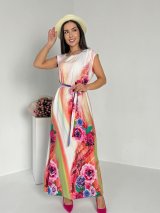 Жіноча довга літня вільна сукня INNOE 270552-1 Білий