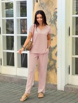 Легкий літній брючний костюм 210337-2