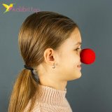 Нос клоуна поролоновый накладной красный оптом фото 03