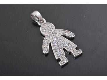 Підвіс «Печивко-хлопчик» із камінням - Купити