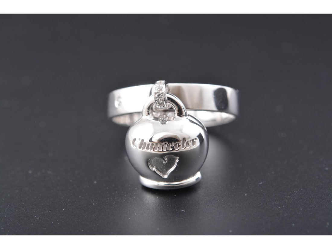 Каблучка у стилі Chantecler, біле золото