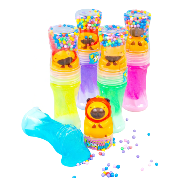 Слайми капібари з глітером 19 см, 193 г - Купити