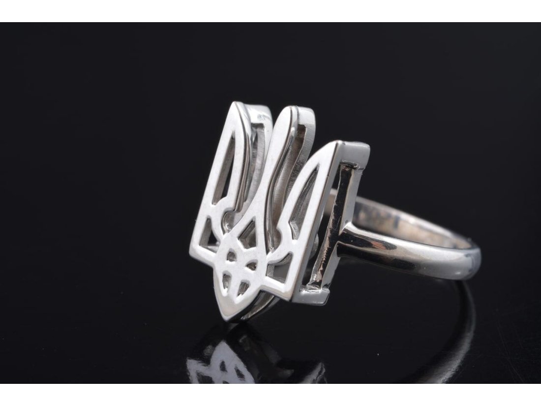 Каблучка "Герб України" - Фото3 Каблучка "Герб України" - Купити