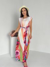 Жіноча довга літня вільна сукня INNOE 270552-1 Білий