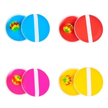 Дитяча гра спіймай м'яч на липучках 17 см - Купити