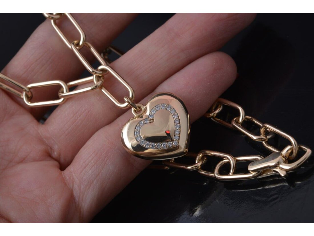 Кольє із діамантами &quot;Серце&quot;