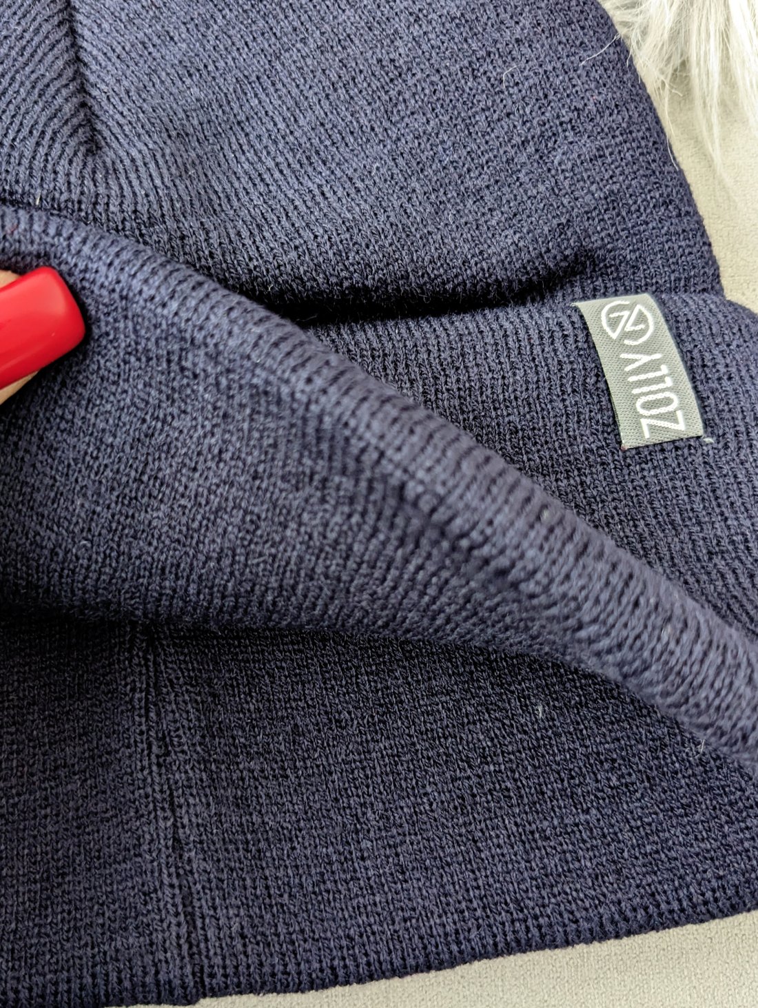 Жіноча шапка класичного фасону INNOE 950118-1 Темно-синій - Купити