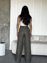 Теплі штани палаццо INNOE 300031-1 Сірий срібло