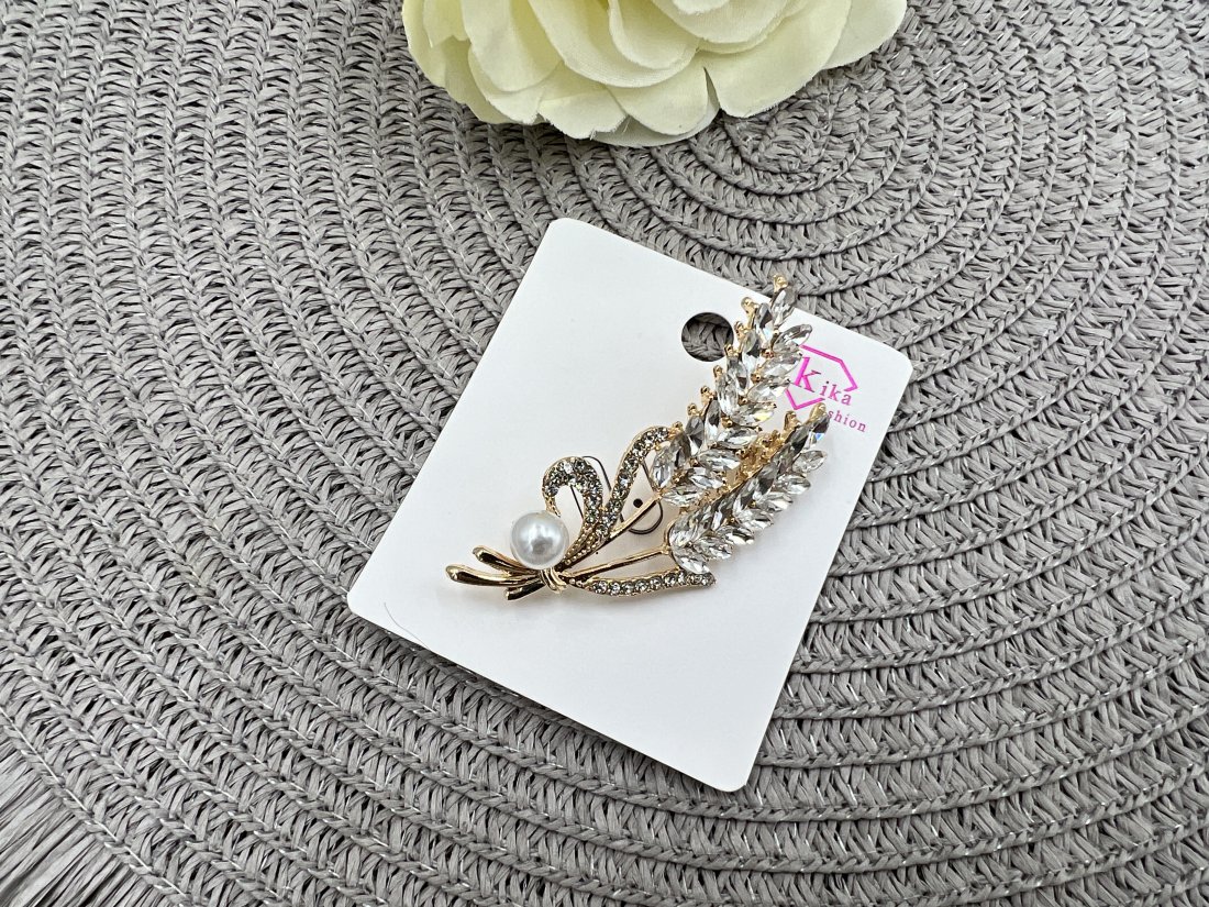 Брошка колосок