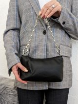 Жіноча сумка City Set з декоративним ланцюжком та вкладною моделлю INNOE 350012-1 Чорний