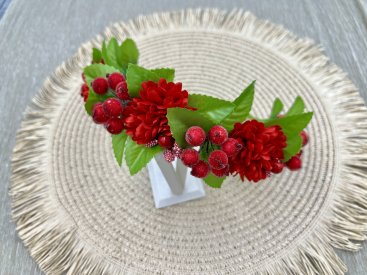 Обручі з квітами . - Купити