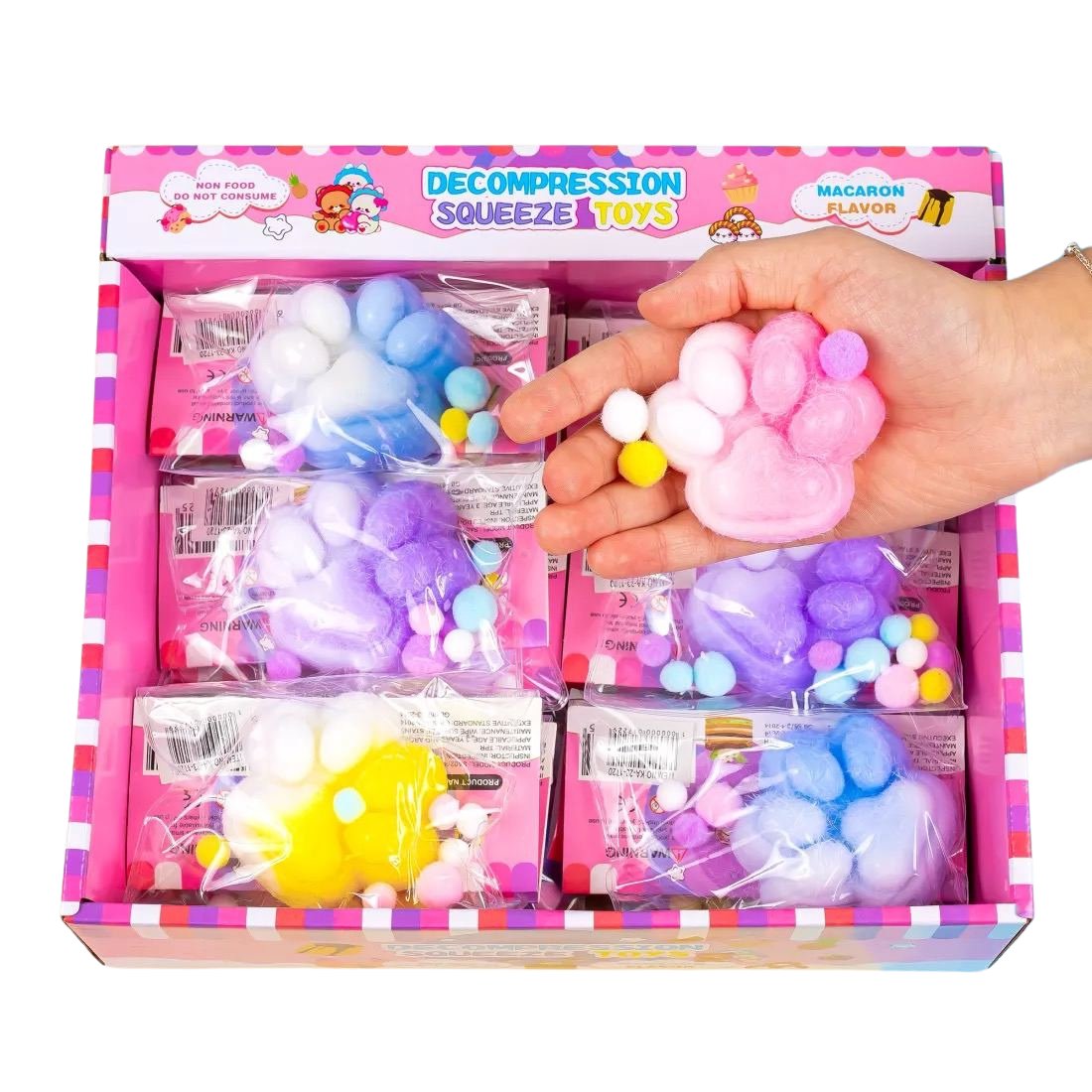 Антистрес Табо Лапка пухнаста 7 см