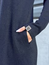 Трикотажна довга сукня оверсайз INNOE 270567-2 Синій