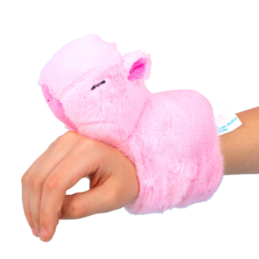 М'яка іграшка на руку Капібара рожева 13 см - Купити