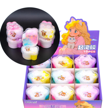 Слайм Лапка прозора 8 см - Купити